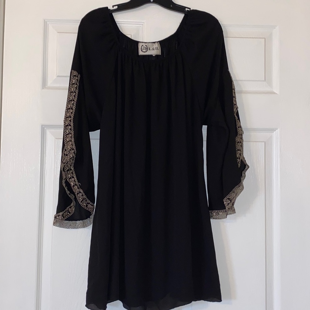 L&B Black Mini Dress